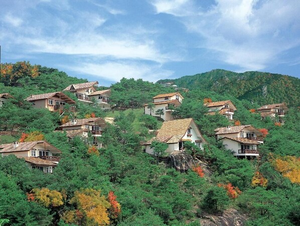 Façade de l’hébergement