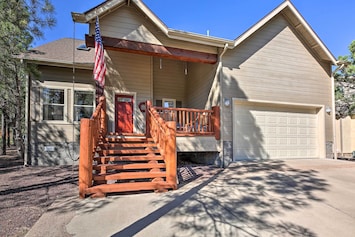 Show Low Vacation Rental | 4BR | 2.5BA | 2,500 Sq Ft | Stairs Required to Enter