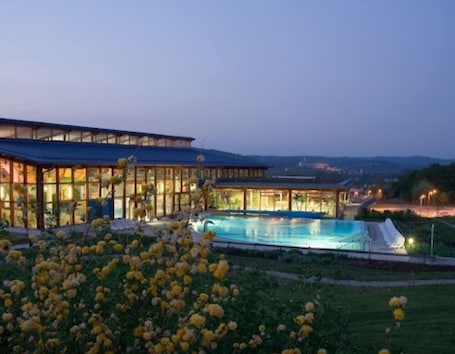 Pool. Piesau Inn - Rennsteig - Thuringian Forest