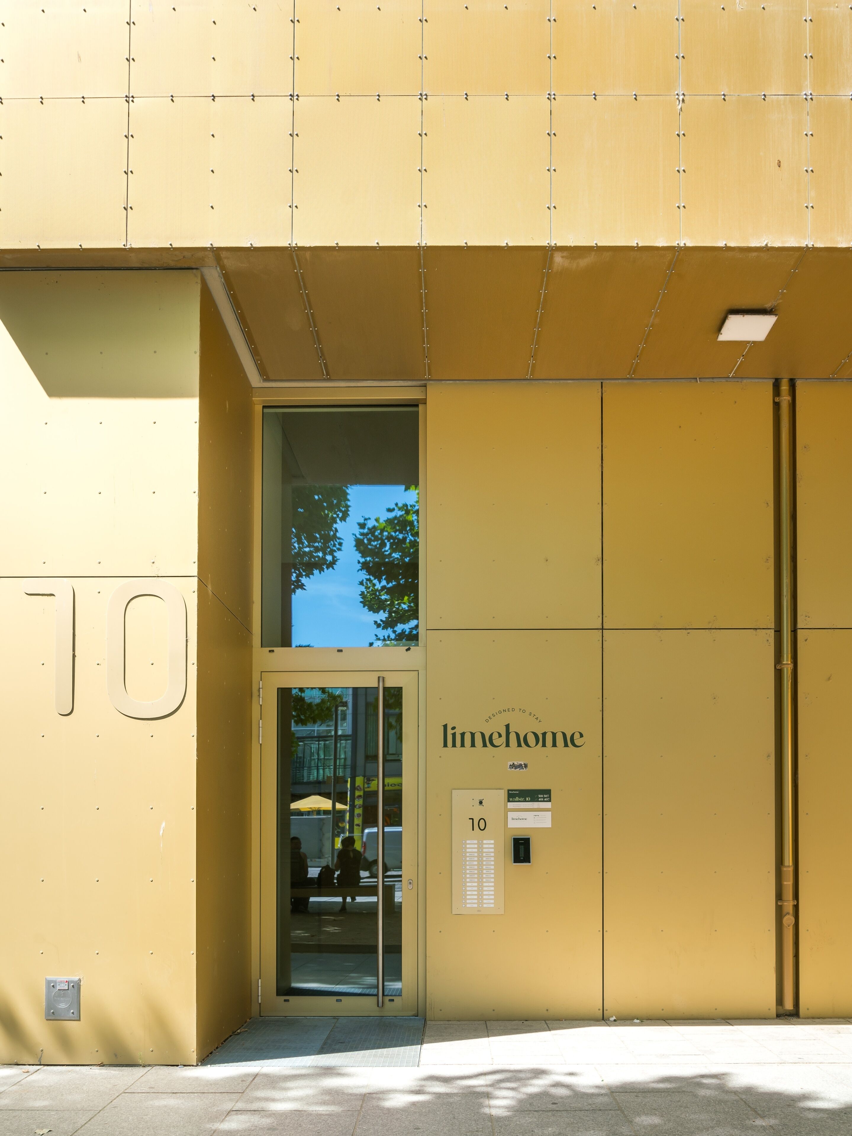 Fassade der Unterkunft