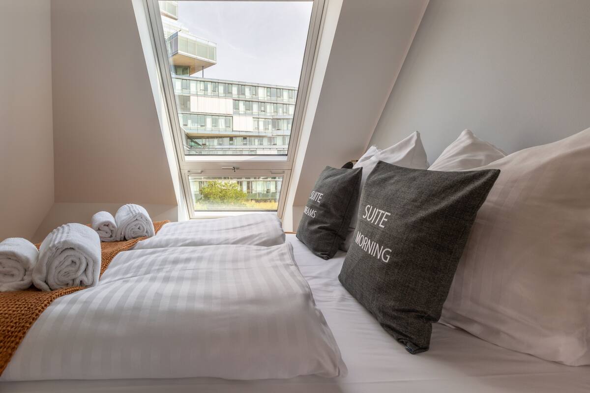 Penthouse Suite with rooftop terrace | 책상, 노트북 작업 공간, 무료 WiFi, 침대 시트