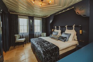 Design kamer, 1 kingsize bed | Luxe beddengoed, donsdekens, Select Comfort-bedden, een minibar