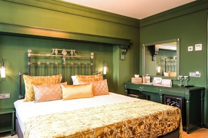 Premium bedding, down duvets, Select Comfort beds, minibar