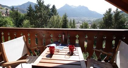 Appartement 2P Mezzanine 4 Pers à Briançon avec Balcon et Parking