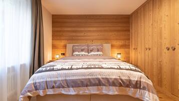 LÀgenhet Comfort | 2 sovrum, sÀngtillbehör av högsta kvalitet och duntÀcken