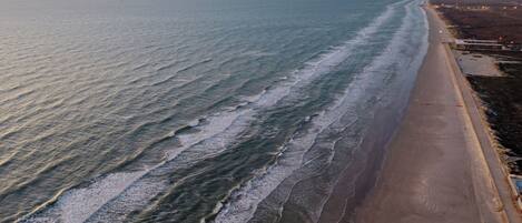 Miles of windswept Texas beaches