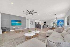 Living area - Private Paradise | 8 Bed Pool Home located at Reunion Resort (Kissimmee)