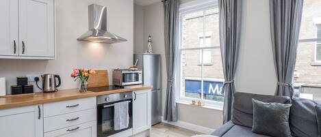 Cottage | Cuisine privée | Réfrigérateur, bouilloire électrique, grille-pain