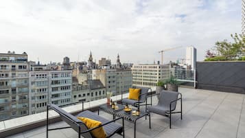 全景頂層客房, 2 間臥室 | 城景