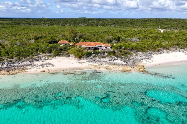 Great snorkeling from the Cove beach on the left, Tiki Beach on right!
