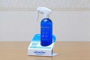 Haartrockner, Handtücher, Shampoo