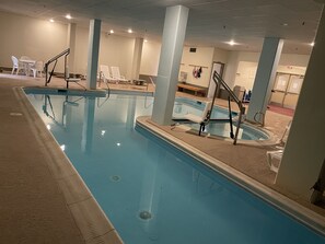 Indoor pool, outdoor pool