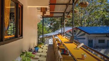 Sittområde i lobbyn