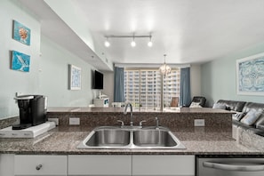Interior - Gulf View Condo w/ Balcony & Parking | Shores of Panama | Sleeps 6 (Panama City Beach)