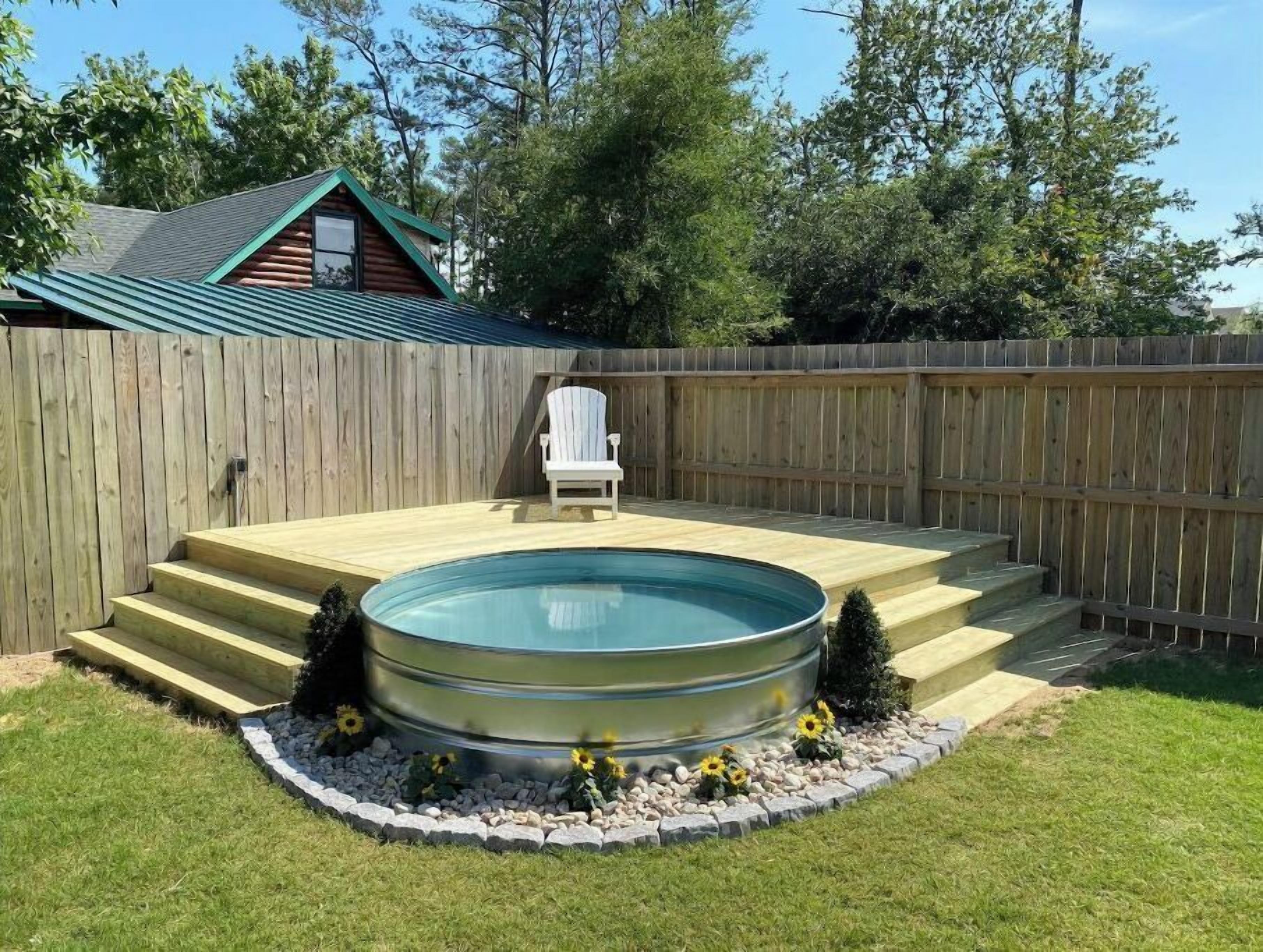 Tina de hidromasaje al aire libre