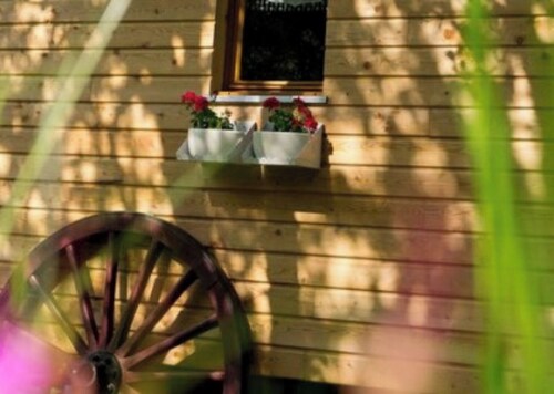 Unusual accommodation in a caravan