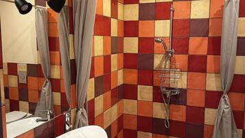 Shower, hair dryer