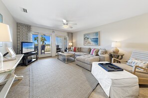 TV - Needle Rush Point C14 | Walk to FloraBama | Beachfront | My Beach Getaways (Pensacola)