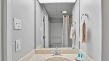 Room, Multiple Beds (SBSSBV) | Bathroom | Designer toiletries, towels