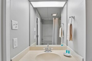 Room, Multiple Beds (SBSSBV) | Bathroom | Designer toiletries, towels