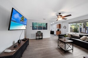 TV, streaming services, offices