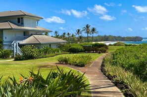 Property grounds - Poipu Sands 513 – Oceanfront, Ground Floor, Steps to Shipwreck Beach (Koloa)