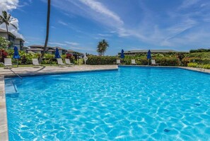 Pool - Poipu Sands 513 – Oceanfront, Ground Floor, Steps to Shipwreck Beach (Koloa)