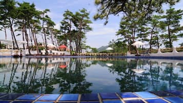 Seasonal outdoor pool