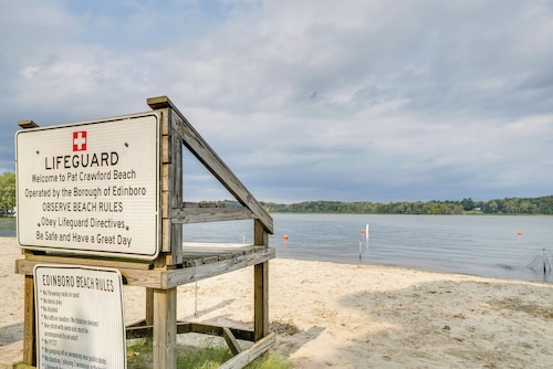 Walk to Beach & Lake: Idyllic Escape in Edinboro!