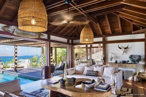 A heated pool - Villa Coco Loco | Ocean View - Located in  Exquisite Pointe Milou with Private Pool (Petit Cul-de-Sac)