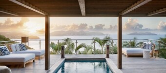 Villa Coco Loco | Ocean View - Located in  Beautiful Pointe Milou with Private Pool