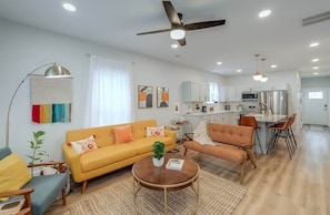 Smart TV, fireplace, offices