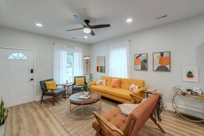 Smart-TV, peis og kontorer