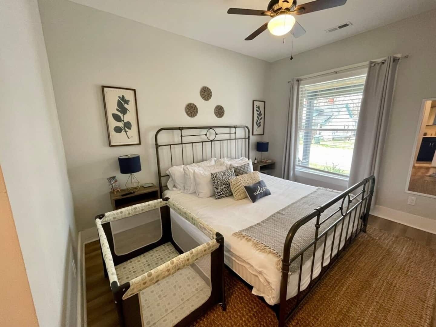 3 bedrooms, iron/ironing board, travel cot, free WiFi