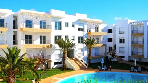 Modern house with beautiful view
