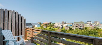 Quiet Hatteras Duplex with Decks ~ 1 Mile to Beach