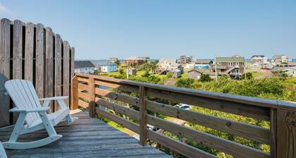 Quiet Hatteras Duplex with Decks ~ 1 Mile to Beach