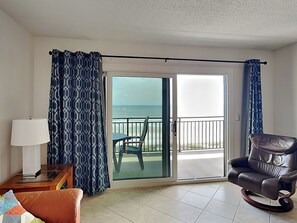 Condo, Multiple Beds, Patio, Ocean View (#304 - No Pets) | Living area | 42-inch TV with cable channels - Windjammer by Distinctive Beach Rentals (St. Augustine)