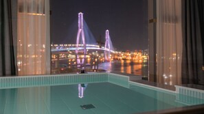 Habitación familiar con 2 camas individuales, vista al océano | Vista desde la habitación