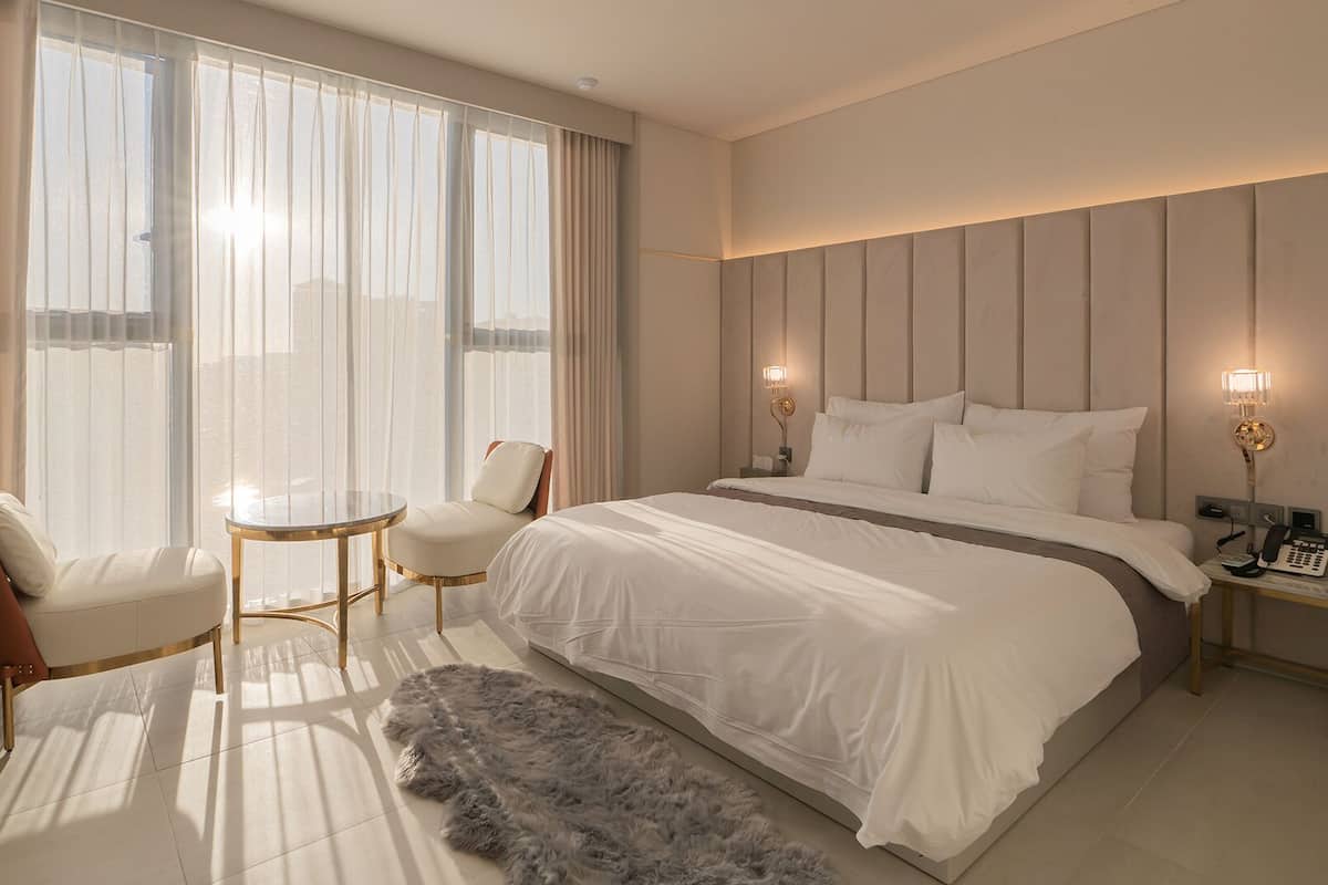 Deluxe-Doppelzimmer, eingeschränkter Meerblick