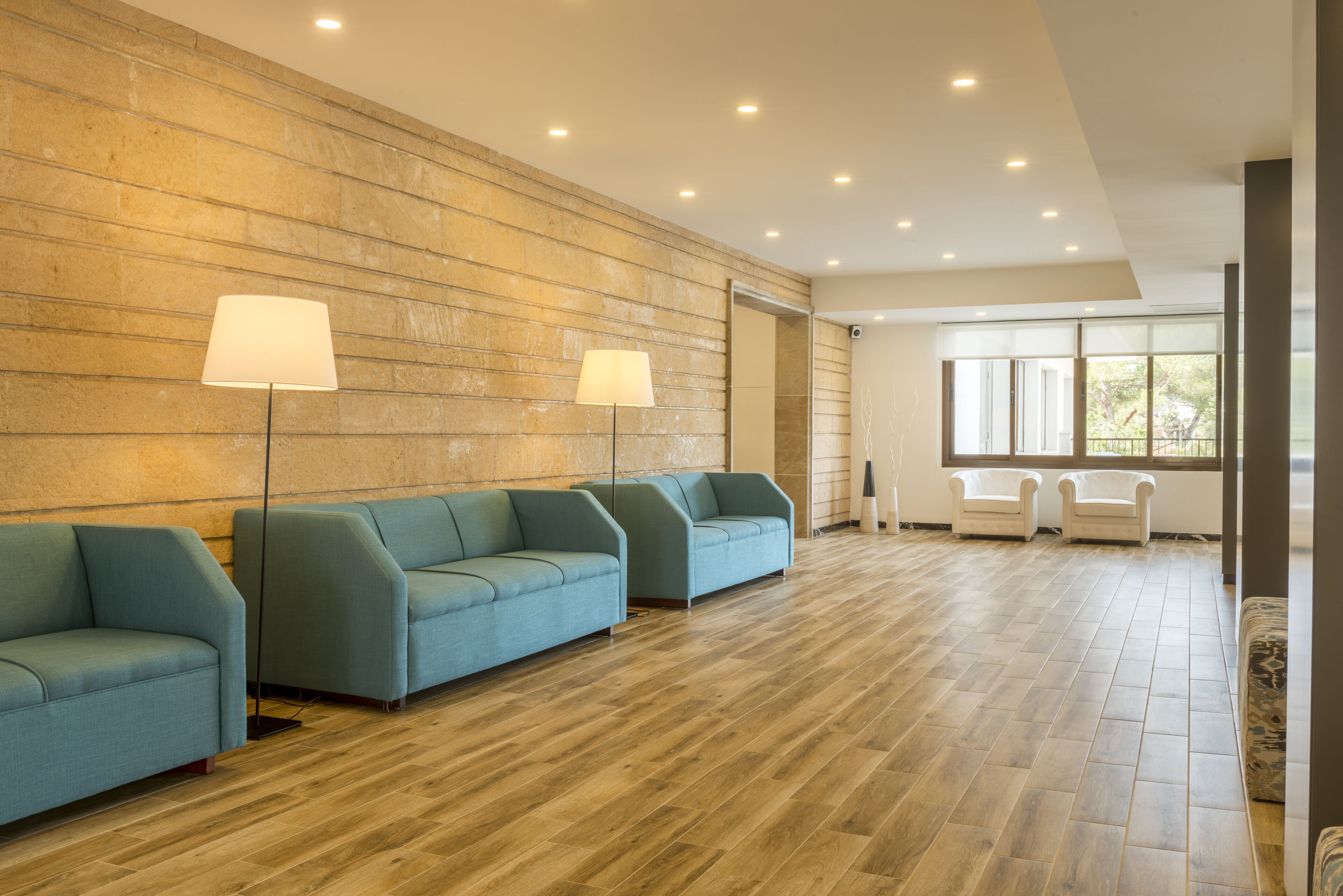 Lobby sitting area