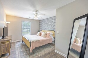 3 dormitorios, tabla de planchar con plancha, wifi