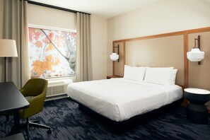 Desk, laptop workspace, iron/ironing board, free cots/infant beds