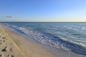 Vlak bij het strand