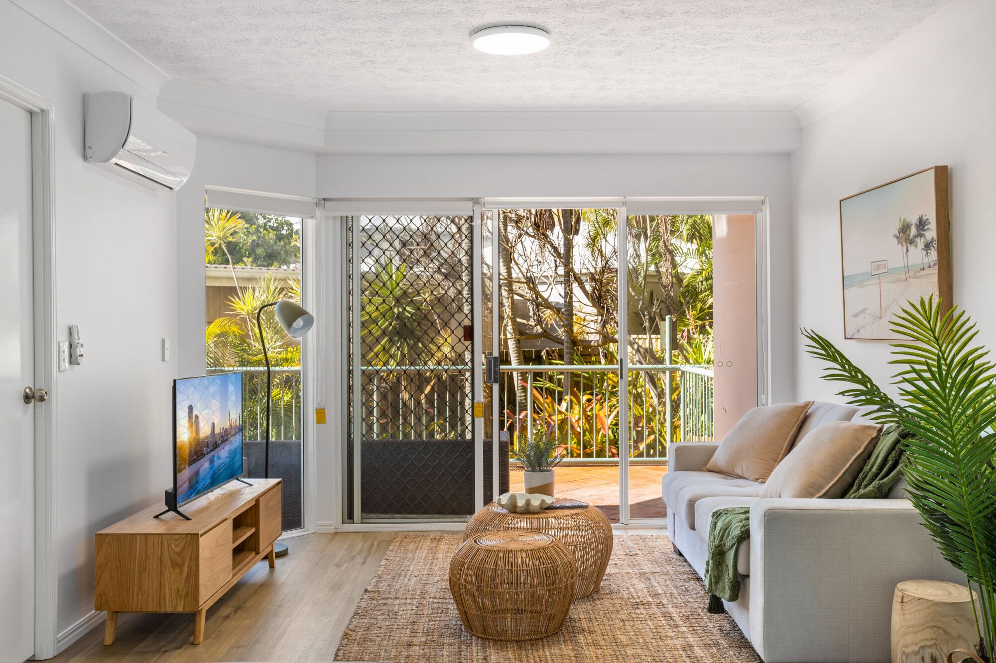 MadeComfy Beachside Getaway with Lush Balcony