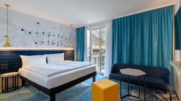 Allergitestade sängkläder, skrivbord och mörkläggningsgardiner