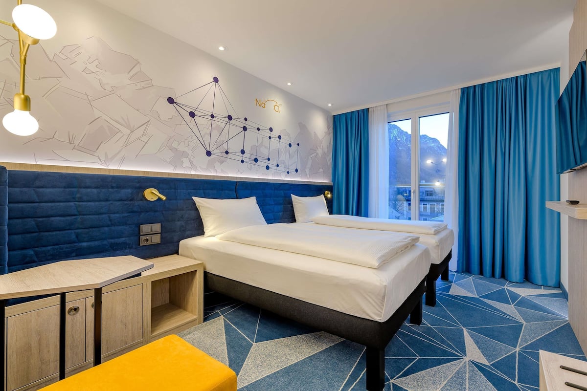 comfort twin room, 2 single beds | hypo-allergenic bedding, desk, blackout curtains, soundproofing