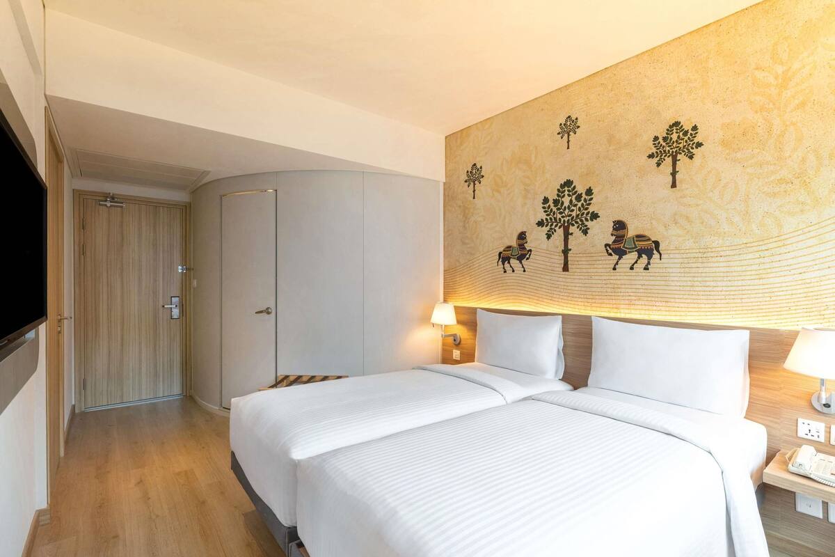 Italienische Bettbezüge von Frette, hochwertige Bettwaren, Minibar