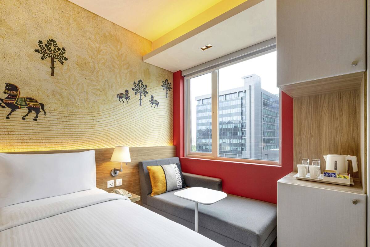 Superior Twin Room, 1 Katil Bujang (Single) (with Higher Floor) | Cadar Frette Itali, peralatan tempat tidur premium, busa memori 
