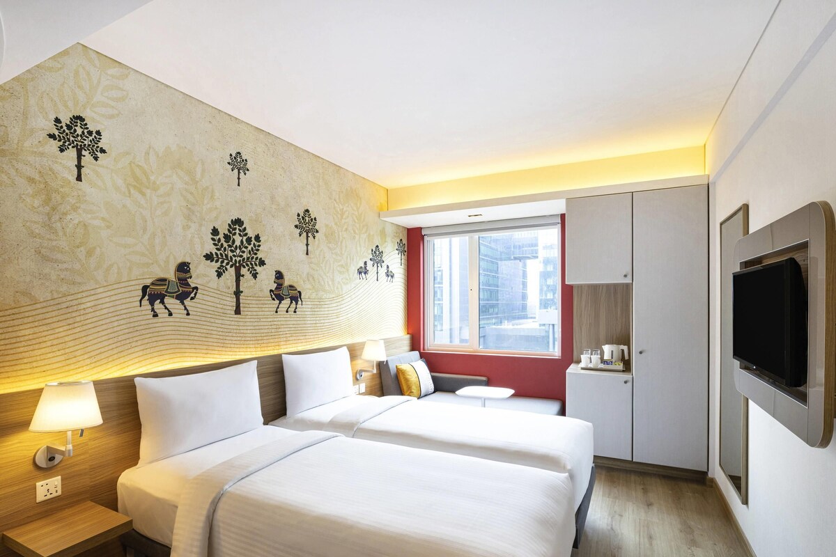 Chambre Standard avec lits jumeaux | Draps italiens Frette, literie de qualité supérieure